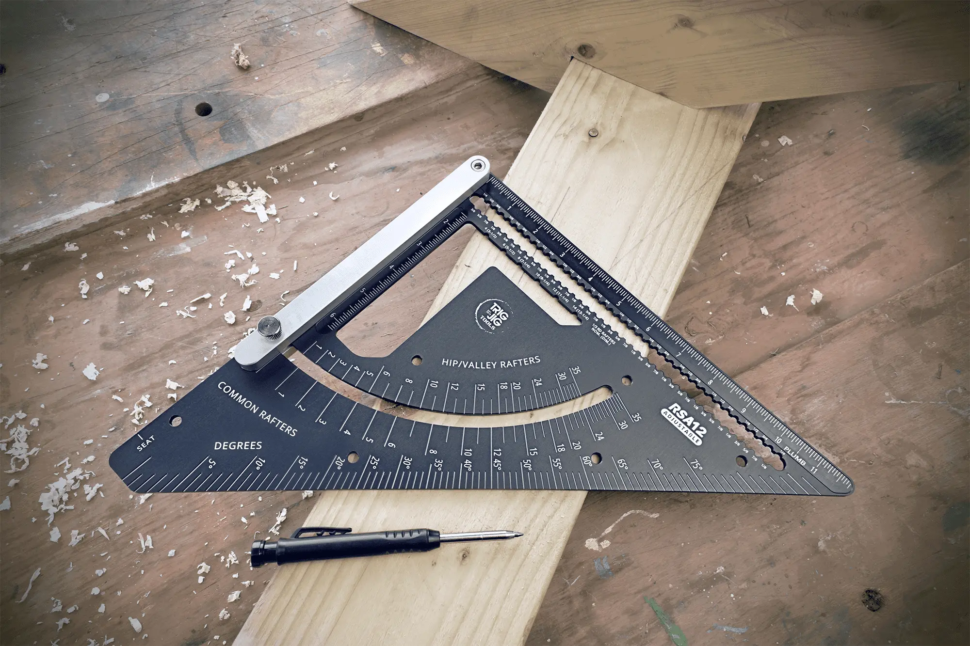 RSA 12 Adjustable LE Rafter Square - Image 4